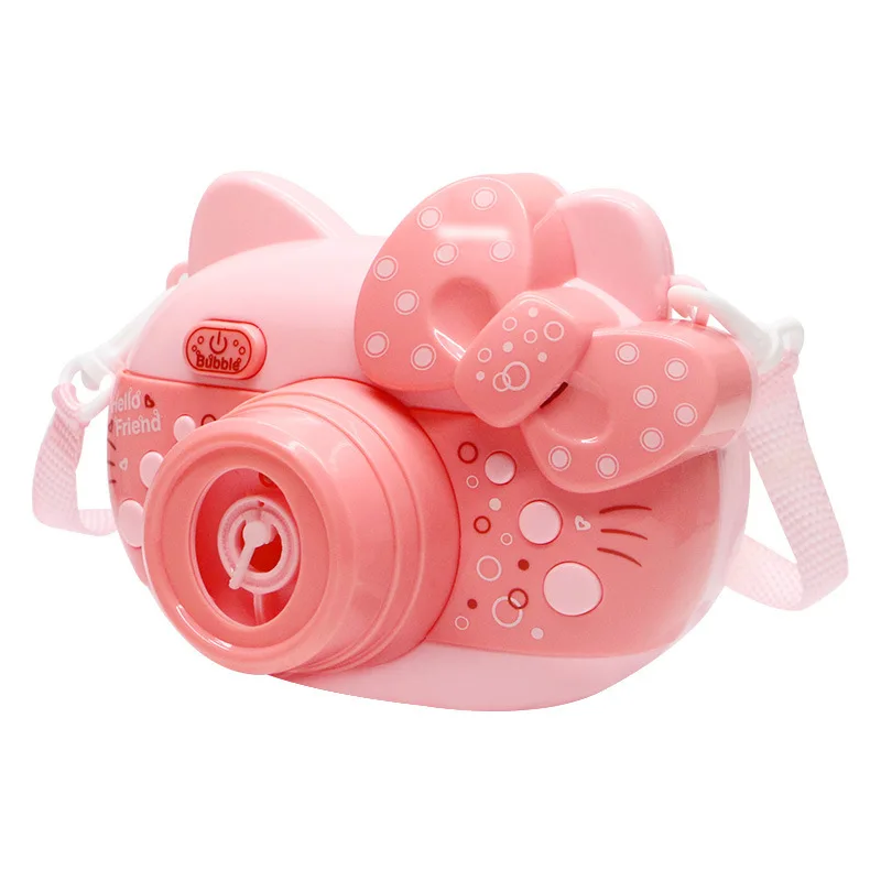 

Детская камера с пузырьками Автоматическая Предотвращающая утечку пузырьков веб-знаменитость пузырьковая машина Мультяшные милые игрушк...