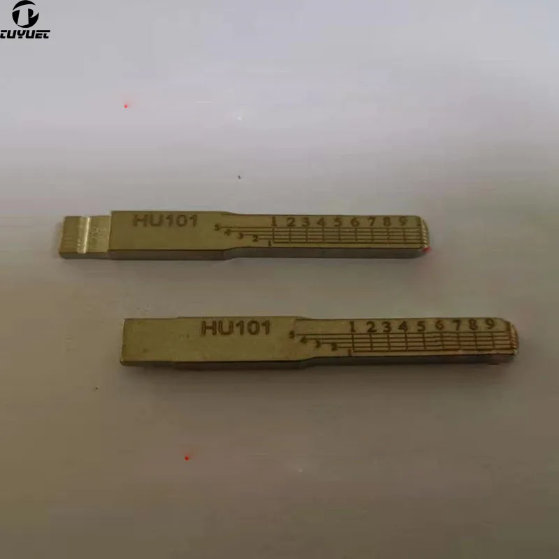 

NO.38 HU101 scale mark key blade for For Focus Engraved Line Key Blade Uncut Blank Scale Shearing Teeth for Volvo 38#