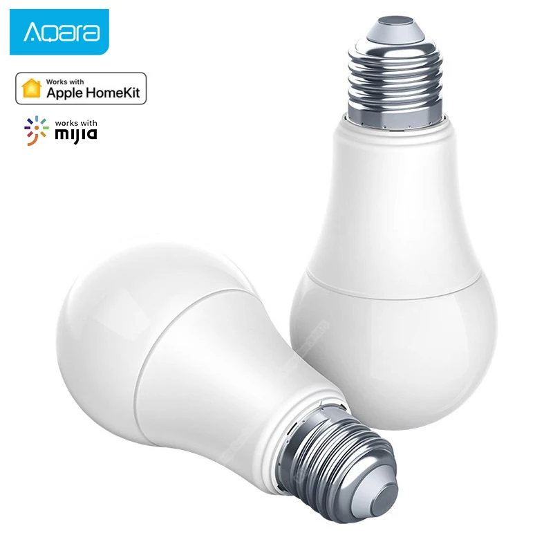 

Aqara Smart LED bulb 9W E27 2700K-6500K 806lum Smart Home tunable White Color LED lamp Work with Home Kit and for MI Home App