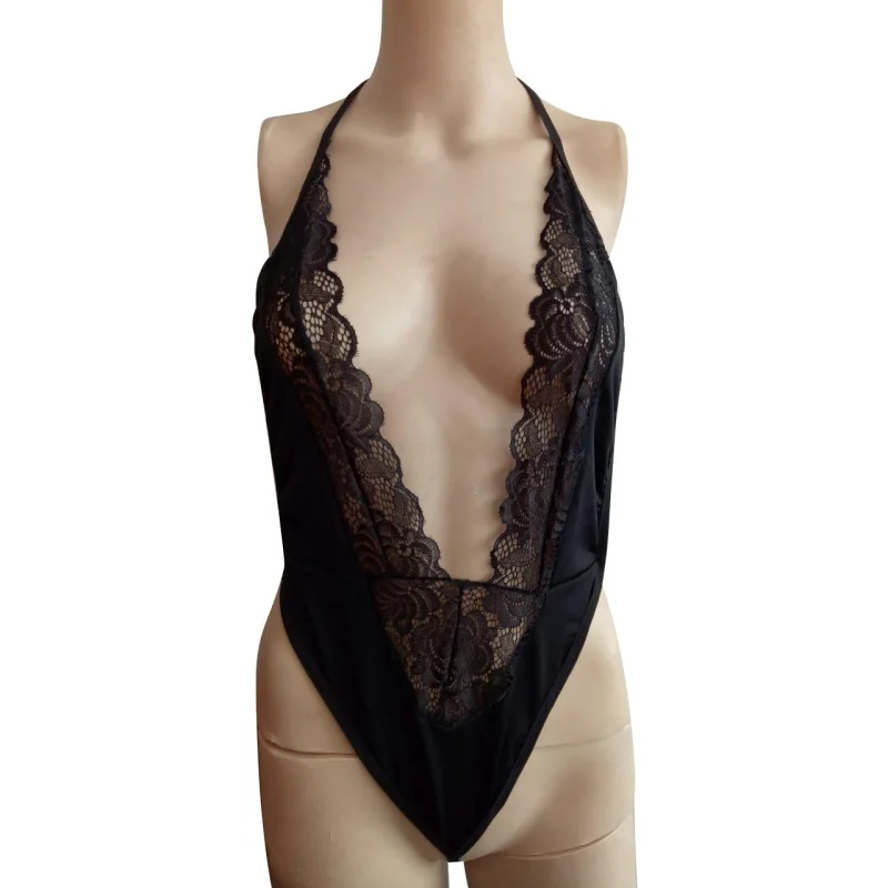 Сексуальное женское нижнее белье с глубоким v-образным вырезом ночное ночная