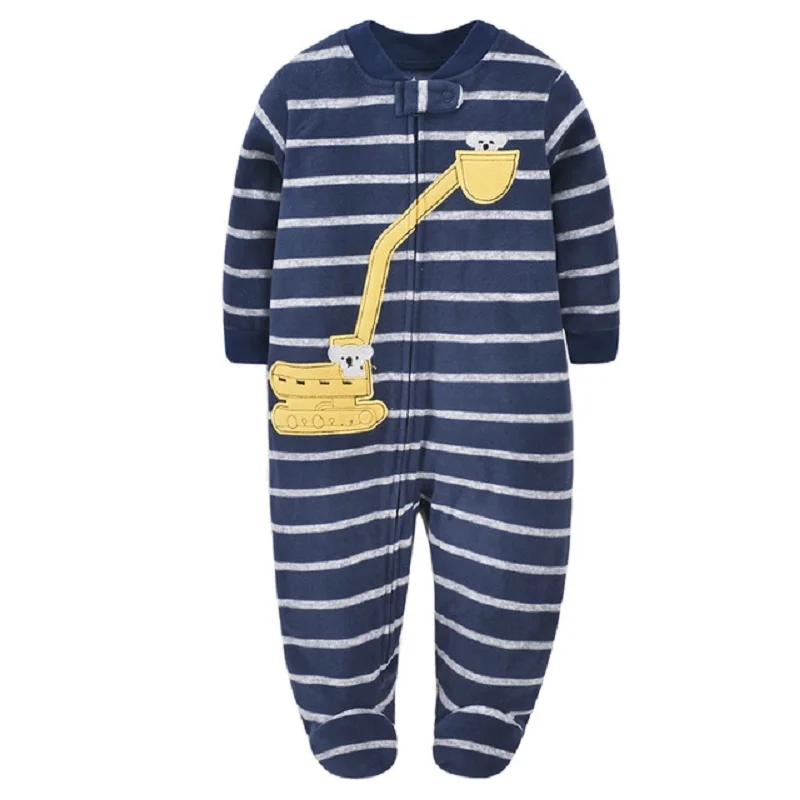 

autumn winter female male baby pack polar fleece fabric one piece romper newborn warm fleece romper baby fleece climb clothes