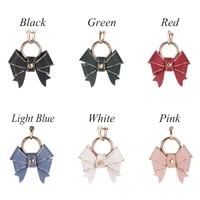 women car bownot bow key rings keychain leather jewerly accessories kawaii luxury design cute