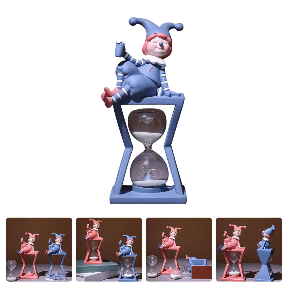 

1Pc Hourglass Home Desktop Timer Adornment Simple Timing Tool for Home (Blue)