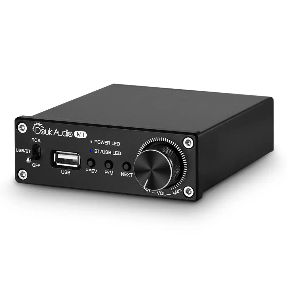 Black 100W Amp Nobsound Bluetooth 5,0 усилитель мощности 100 Вт/320 Вт стерео 2,0 канальный Сабвуфер Усилитель ВЧ бас Регулировка USB без потерь Музыкальный плеер - Цвет: Black 100W Amp