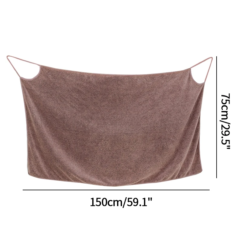 

Modern Wearable Bath Towel Soft Skin-friendly Bathrobe Women Shower Towels Absorbent Quick Dry Bath Skirt Adults Comfort Pajamas