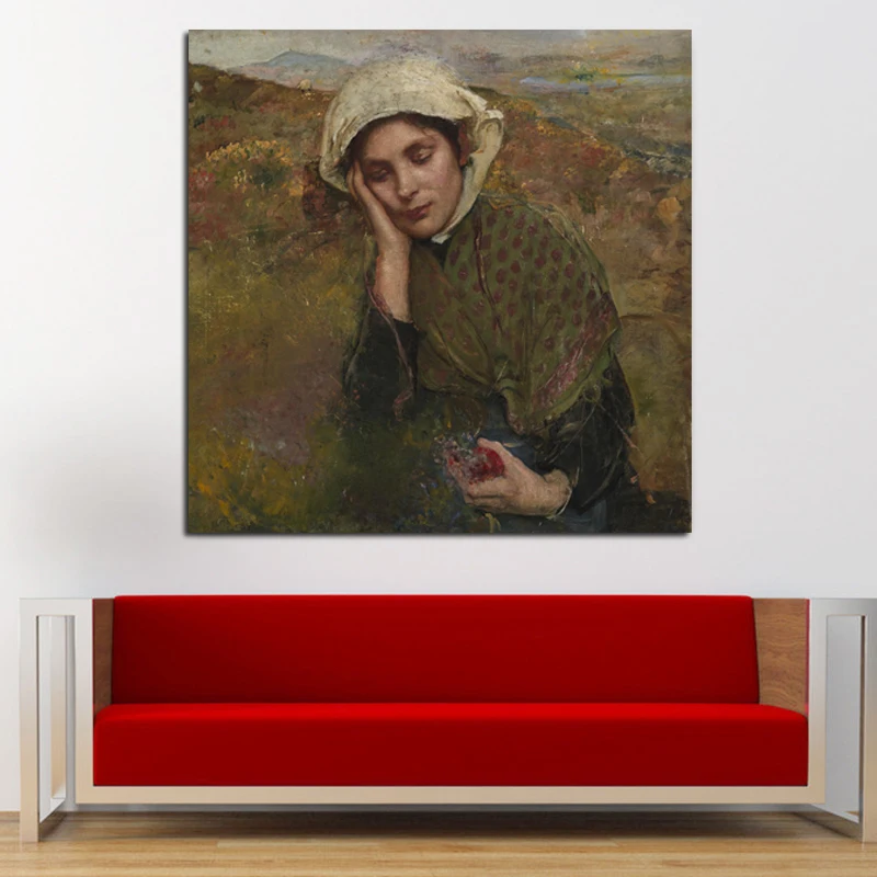 Annie Louisa Swynnerton скандинавский плакат холст картина печать гостиная домашний декор