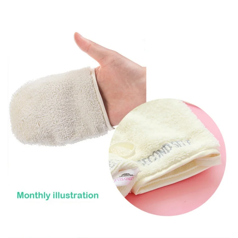 Горячая продажа 1 шт. перчатка для чистки полотенец ткань снятия макияжа красота