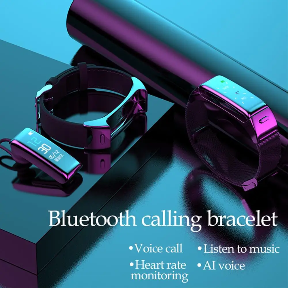 Bluetooth Smartwatch наушники часы мобильный телефон смарт аксессуар Смарт браслет