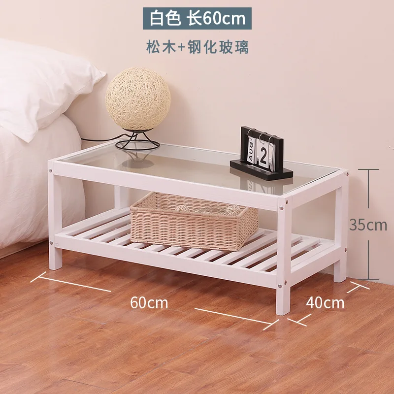 

Indoor Simple Living Room Combination Solid Wood Simple Small Family Japanese Furniture Bedroom Bedside Creative Tea Table