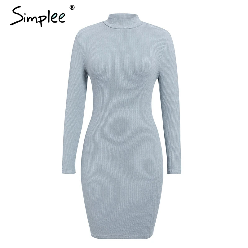 Короткое вечернее платье Simplee с открытой спиной трикотажное ажурное однотонное