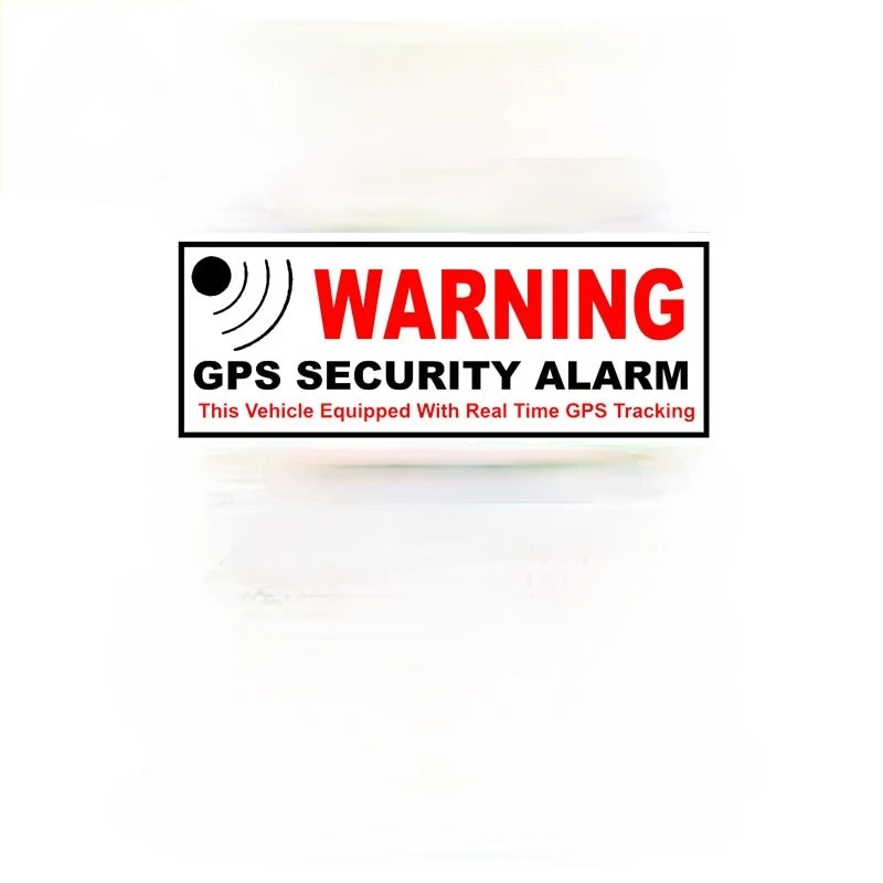 

Hot Aliauto GPS Security Alarm Warning Mark PVC Car Sticker for Mini Cooper Countryman Clubman KK Hatch R50 51 55, 10cm*4cm