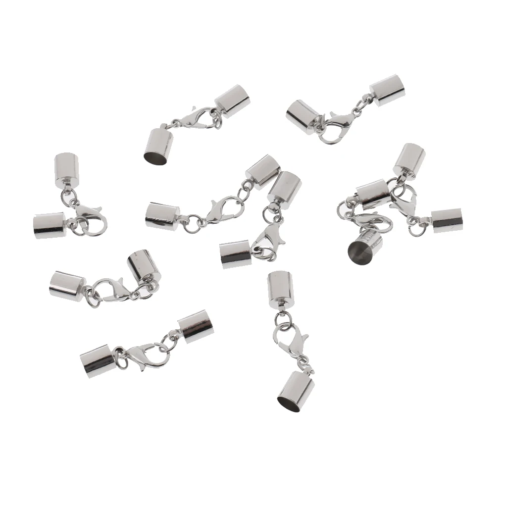 Застежки-коннекторы для ювелирных изделий серебристые застежки-карабины