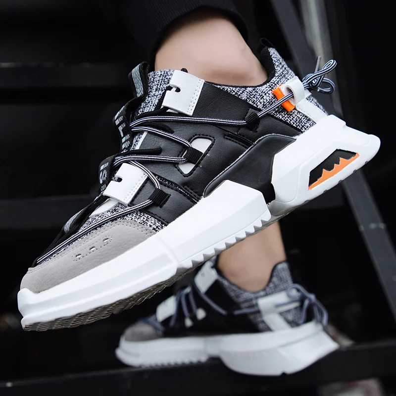 Новый тренд дизайнерские мужские кроссовки дышащая Спортивная обувь для мужчин