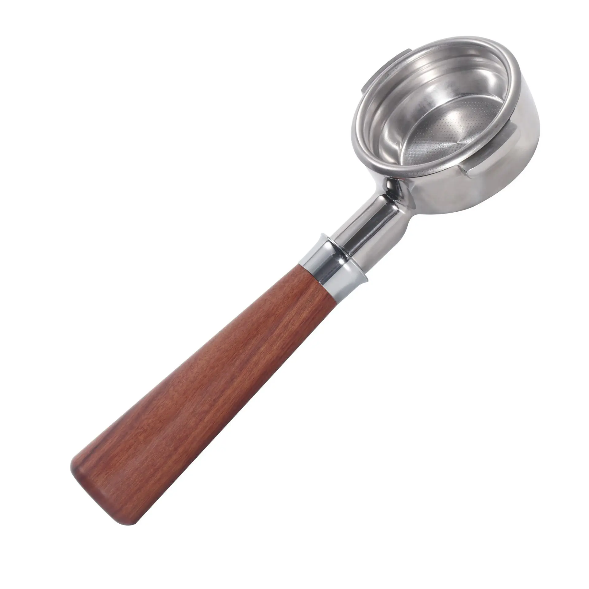 EXPOBAR E61 Coffee Machine Solid Wood Bottomless Handle Portafilter 58MM Universally Mahogany Naked | Дом и сад