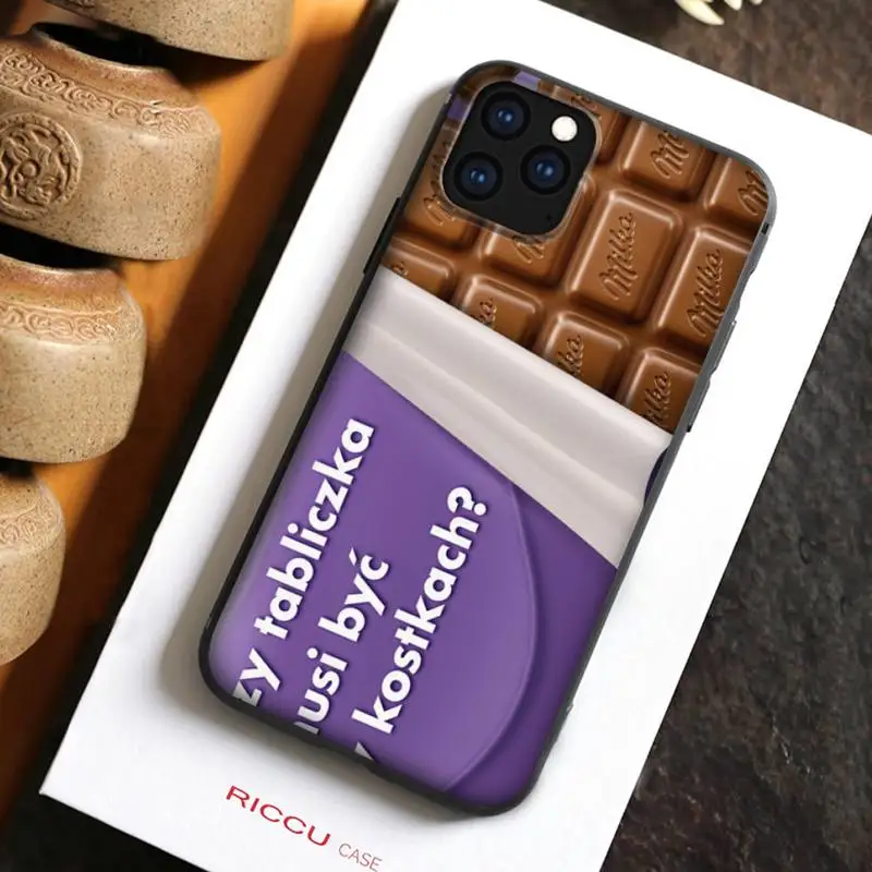 

Chocolate Milka Box Phone Case For iPhone 11 12 Pro XS MAX mini 8 7 6 6s Plus X 2020 XR iphone 13 Pro phone case