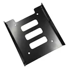 Профессиональный металлический Адаптер для жесткого диска SSD от 2,5 до 3,5 дюйма, черный Монтажный кронштейн для ПК