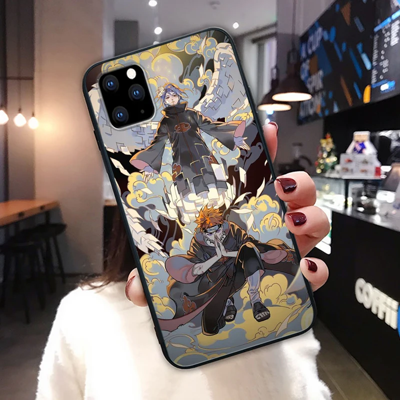 

Black Soft Naruto Konan Phone Case For Xiaomi Redmi 5 6 6a S2 4x Go 7 7a 8 8a K20 9 K30 9a Pro Plus
