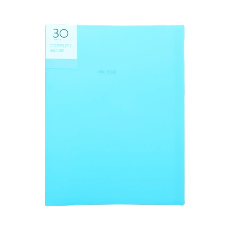 

A4 Display Book 20/30/40/60 Pages Transparent Insert File Folder Document Bag G88D