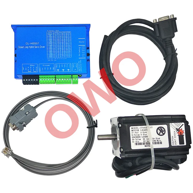 Новый CL-HSS57 гибридный шаговый двигатель серводвигатель и 57HSE2N-D25 Nema 23-loop 2N. m