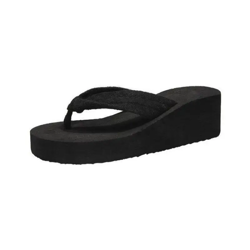 

Slippers Women Platform Flower Beach Summer Wedges Shoes Ladies Bohemian Slippers Flip-flops Sandals Chaussons Femme 36-40