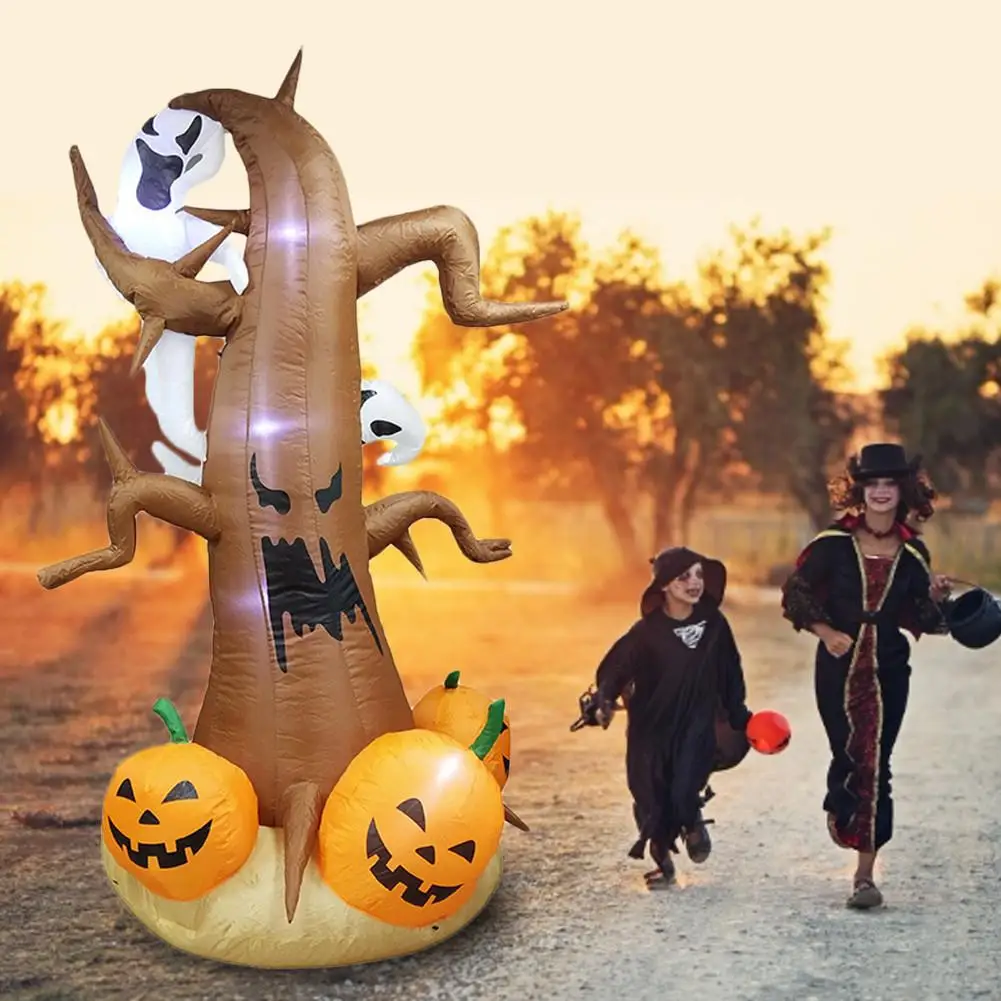 

2.4m Party-Supplies Mall-Decoration Halloween PVC Inflatable Animated Ghost Outdoor Yard Ghost Doll Decorative Props