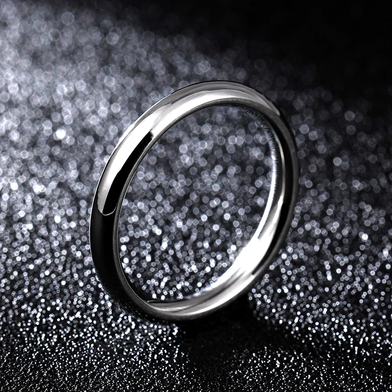 JR208 Silver 3mm 3 мм стальное Супертонкое тонкое кольцо из титановой стали мужское и женское кольцо с защитой от царапин кольцо из вольфрамовой стали прямые поставки с фабрики - Цвет основного камня: JR208 Silver 3mm