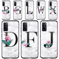 26 letter mobile phone cases for samsung s8s9s10 s10 pluss20s20 plus lite mobile phone silicone shockproof protective cover