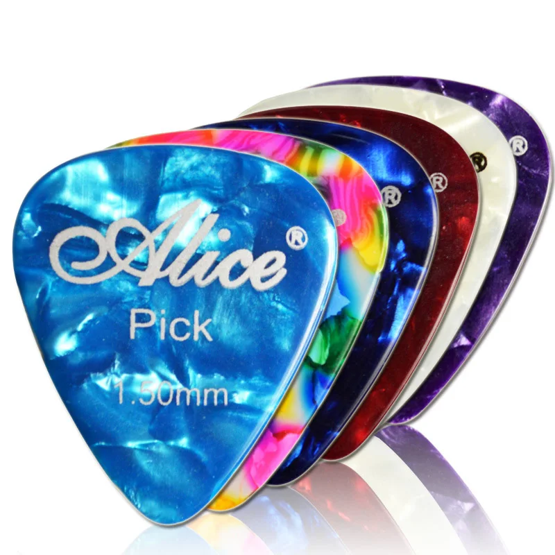 

6 шт./компл. гитара 0,46 мм 0,71 мм 0,81 мм 0,96 мм 1,2 мм 1,5 мм, шесть толщин, случайный цвет