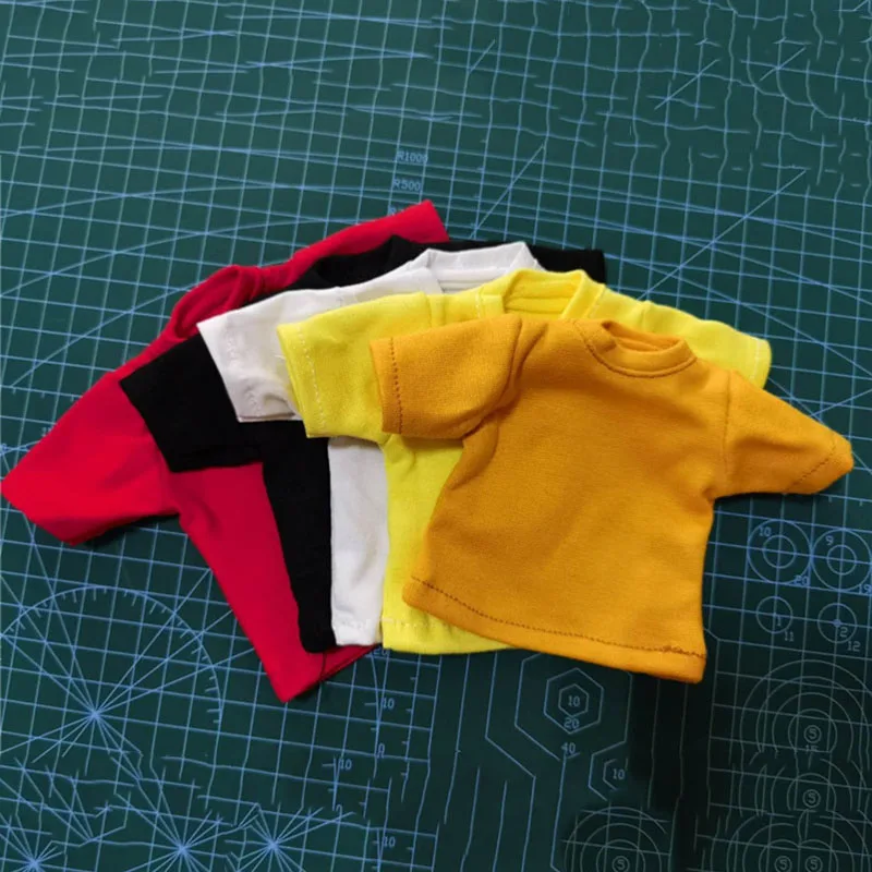 

Мужская яркая короткая футболка, модель T001, 1/6, для 12 дюймовых экшн-фигурок, игрушка «сделай сам»