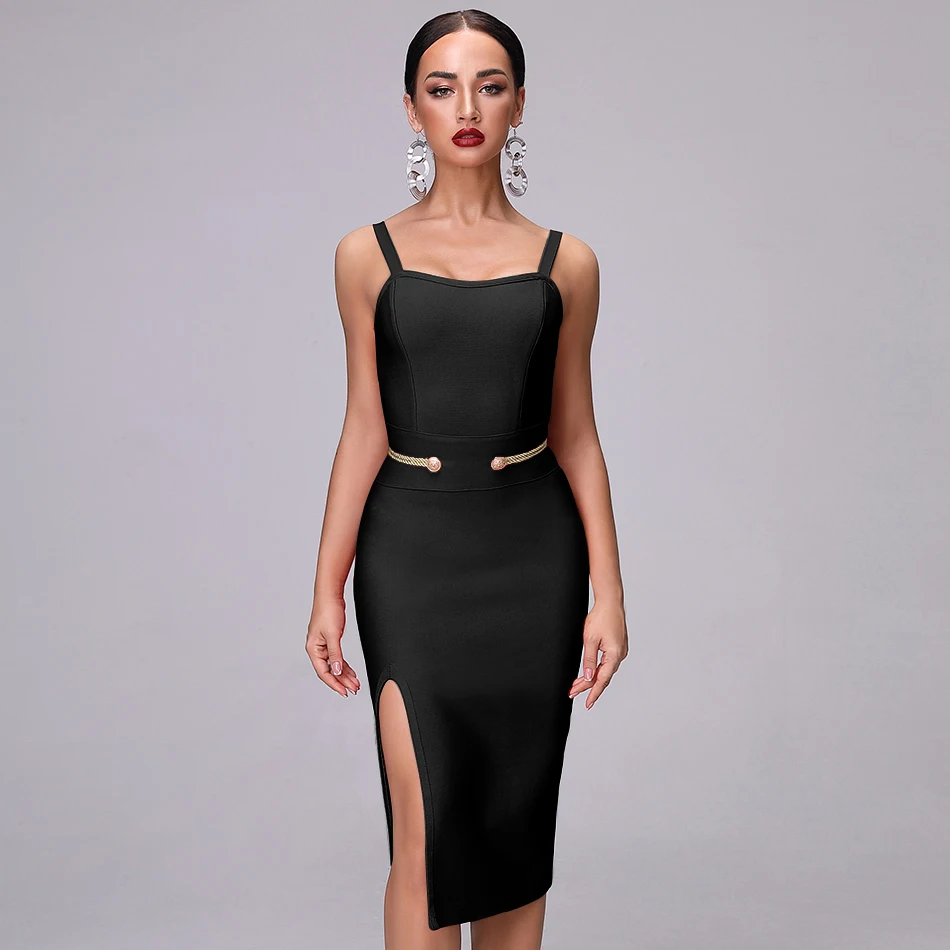 Новинка 2021 Бандажное платье элегантное белое красное женское сексуальные