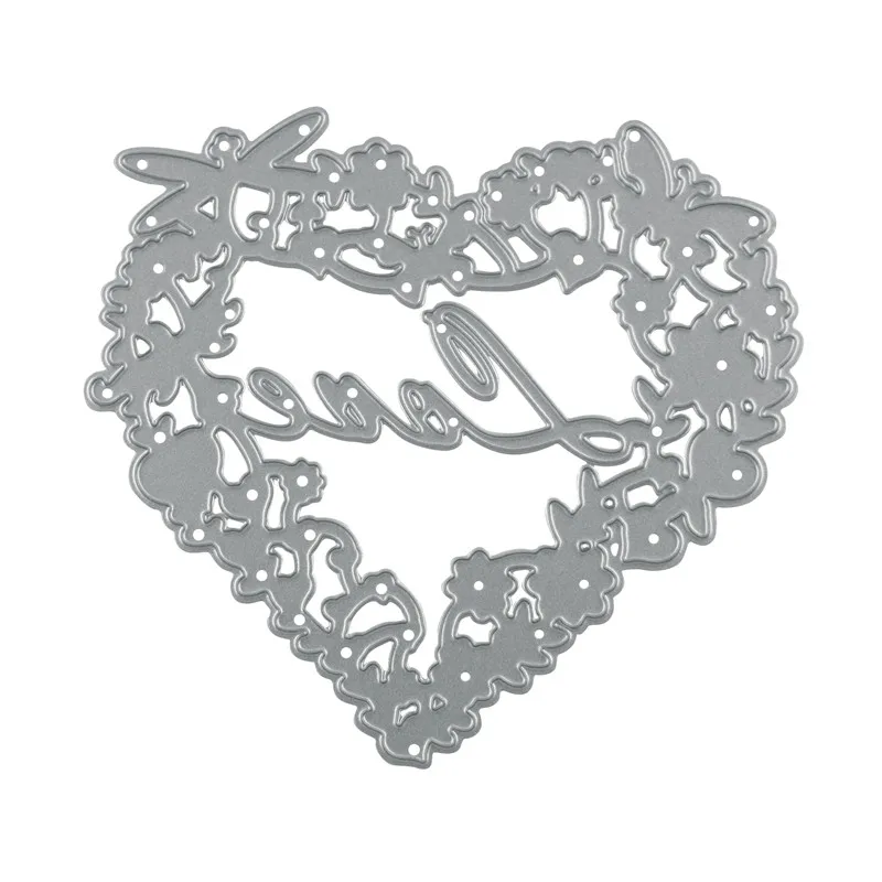 GJCrafts новые штампы Love Heart Скрапбукинг металлическая резка для 2019 новый альбом