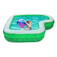 2 ring inflatable swimming pool household family children lounge pools garden water fun supplies wading toy piscina zwembad