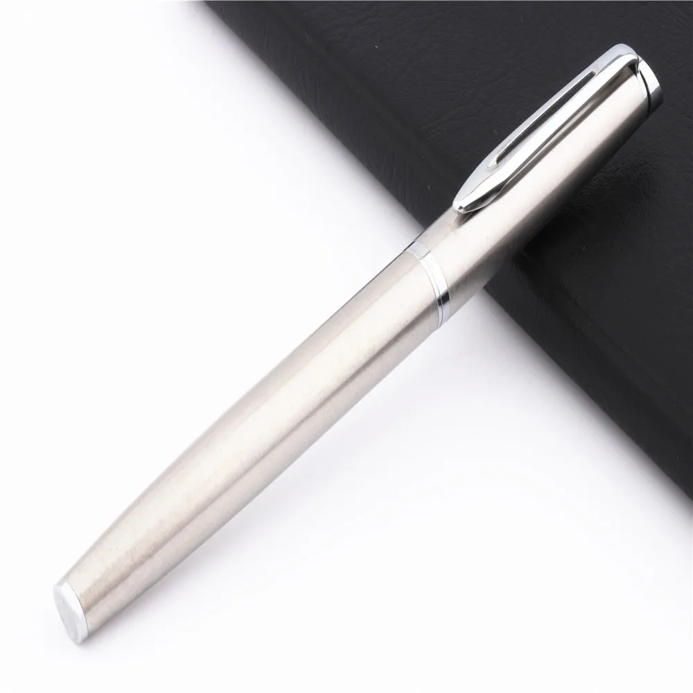 Luxury quality 860 Stainless steel Business office Medium nib Rollerball Pens New Student School Office Stationery | Канцтовары для