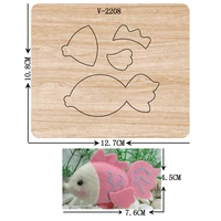 new fish wooden dies cutting dies for scrapbooking multiple sizes v 2208