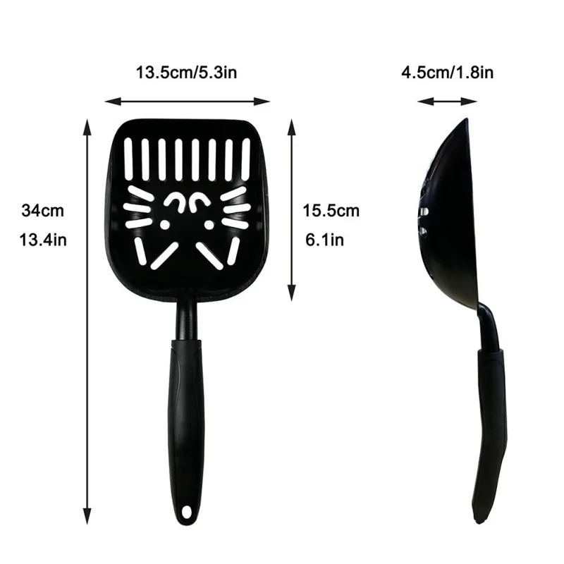 

Pet Cat Litter Scoop Stainless Steel Durable Puppy Kitten Sand Scoop Shovel Portable Pets Cleaning Supplies