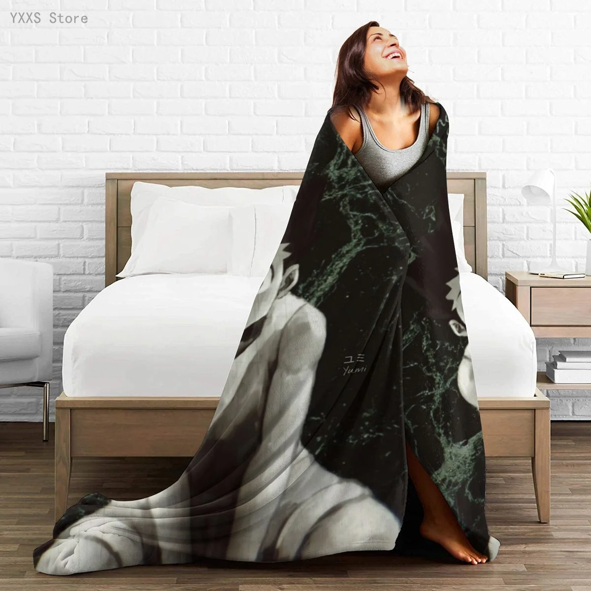

Hunter x Hunter 3D Cartoon Sherpa Blanket Warm Super Soft Flannel Office Nap Bedspread Sofa Bedding Plush Quilt Plaids 292608989