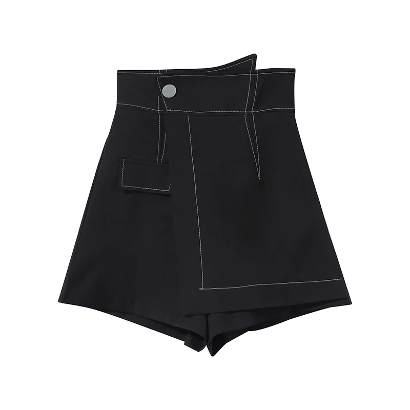 

Spring and summer 2021 new fashion Hong Kong Style irregular skirt with buttocks and trouser skirt