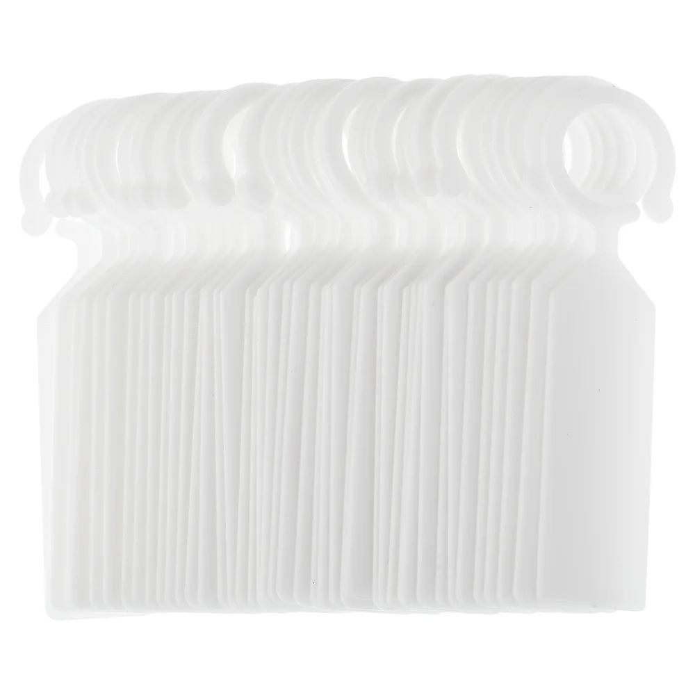 

100PCS High Quality Plastic Plants Tags Nursery Garden Ring Label Pot Marker Stake Hanging Tags Greenhouse Bonsai Collar Tags