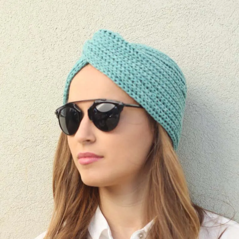 

New autumn and winter cashmere cross Scarf Hat Wool Hat Indian hat