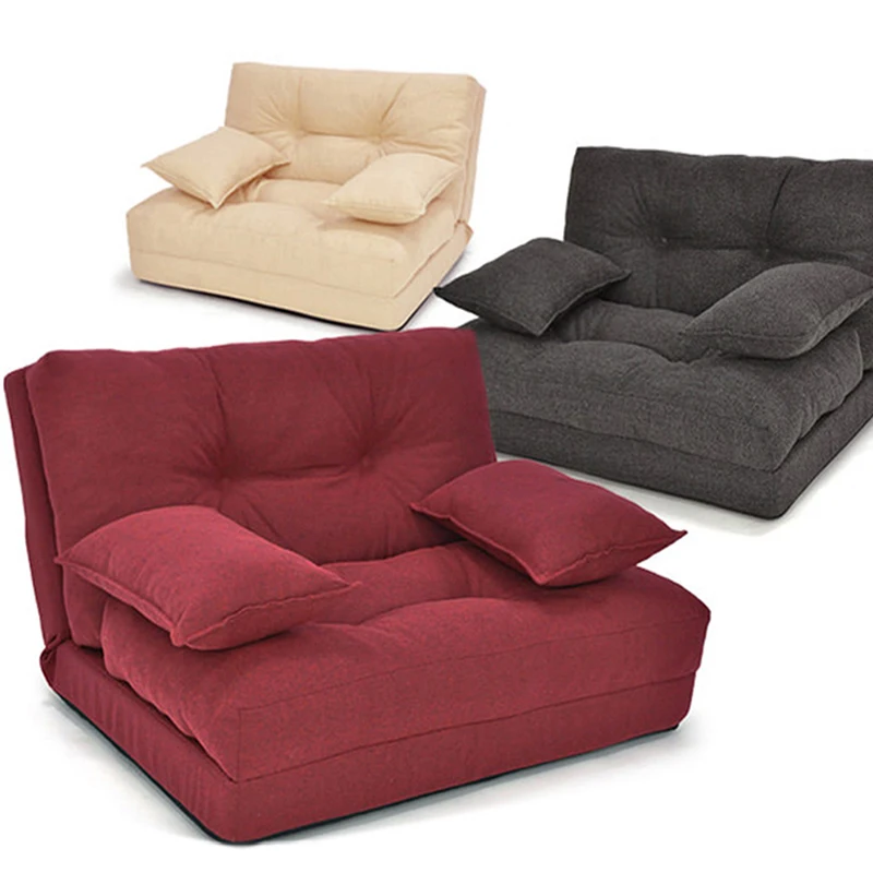 60 см одиночный складной Регулируемый ленивый диван кровать татами стул для
