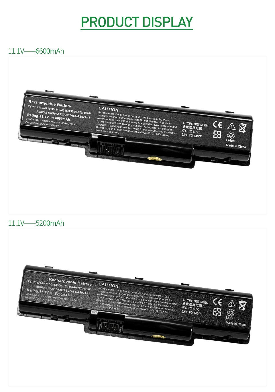 Apexway 6 cell ноутбук Батарея для acer Aspire 5536G 5735Z 5737Z 5738DG 5738G 5738Z 5738ZG 5740DG 5740G 4315 AS07A31 MS2219