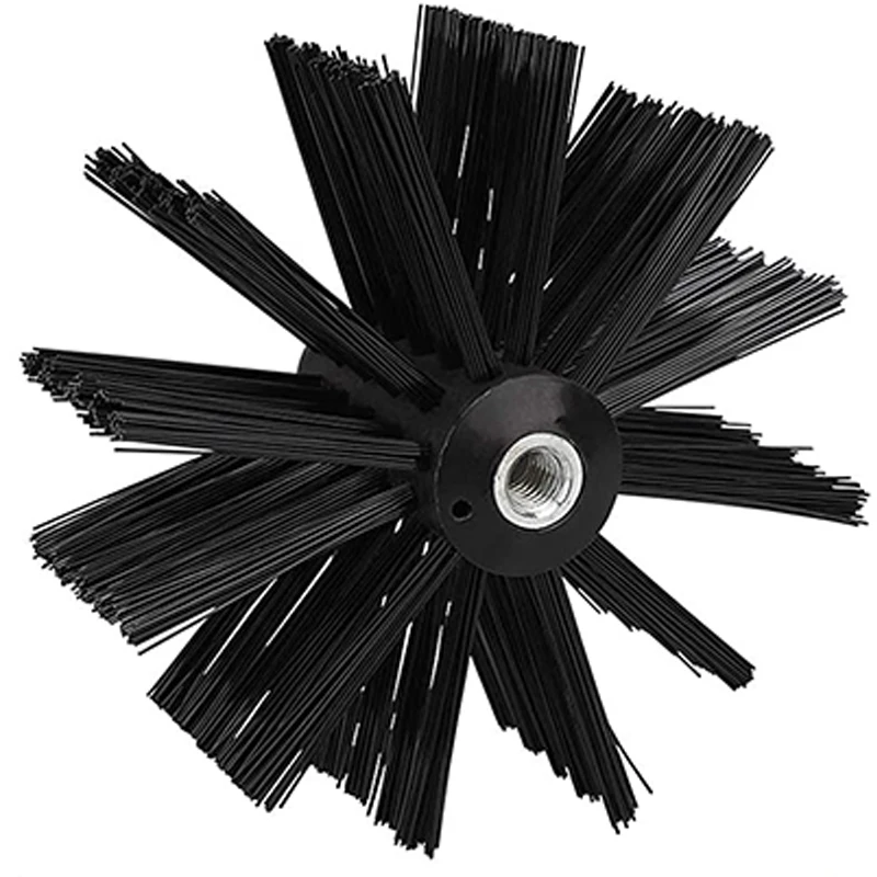 

Dryer Vent Cleaning Brush Duct Brush Cleaner Kit, Fireplace Chimney Brushes Lint Remover, with 12 Rods, 2 Brush Heads