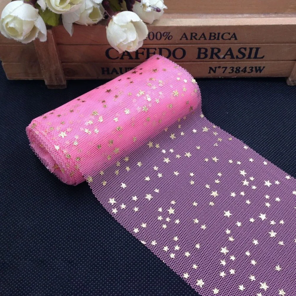 5 ярдов/рулон тюль для выпечки с блестками | Дом и сад