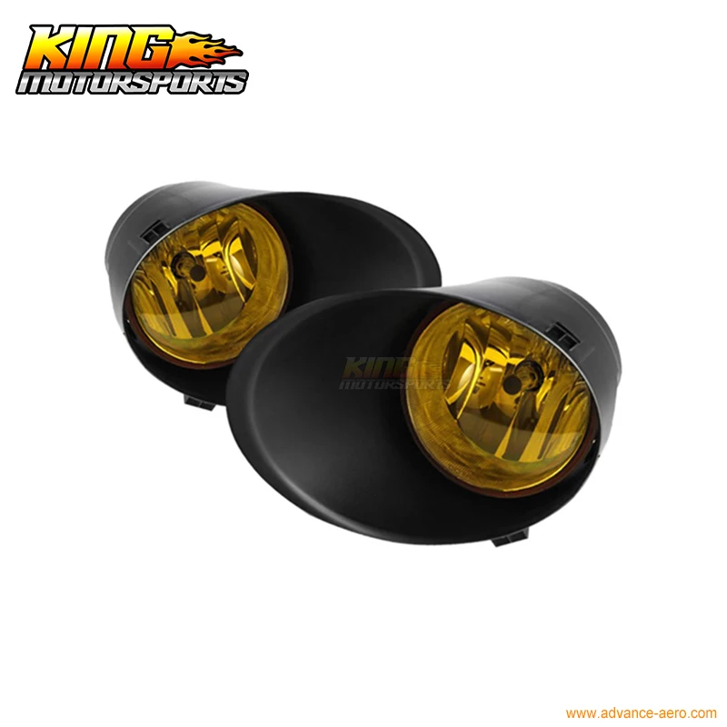 

Fit For 2007-2013 Toyota Tundra OE Fog Lights Yellow Lens Full Kit Wiring Kit Included USA Domestic Free Shipping