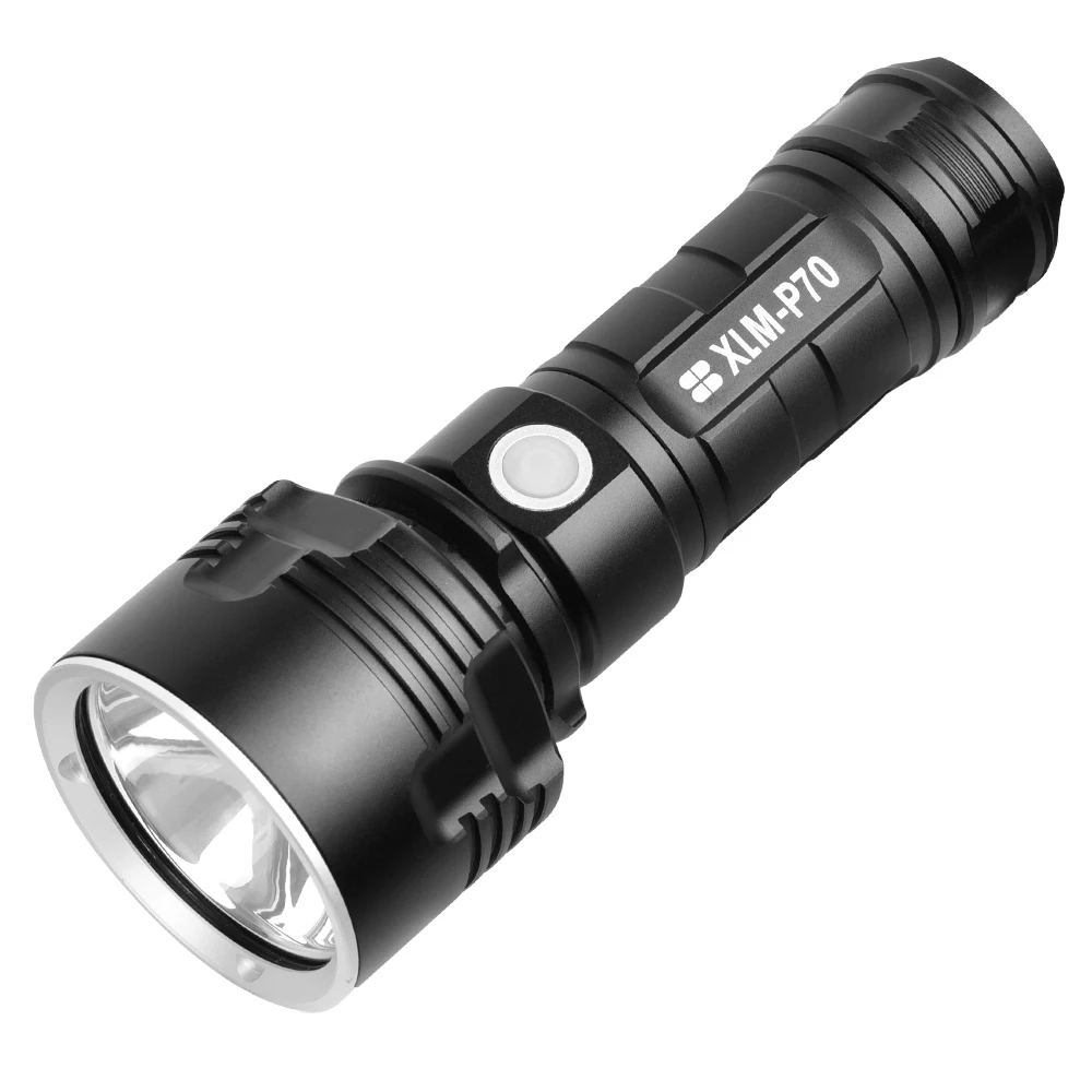 Anjoet сверхмощный светодиодный фонарик L2 XHP70.2 тактический фонарь перезаряжаемый
