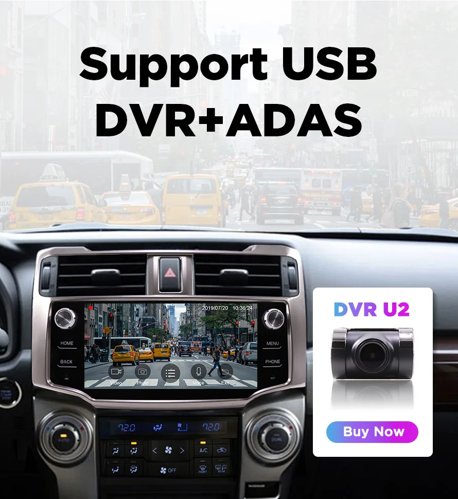 " Android 7,1 2G 32G Автомобильный мультимедийный стерео для Toyota 4runner 4runner с DSP и Carplay радио аудио gps навигационный блок