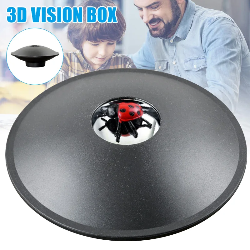 3D Optical Illusion Maker with a plastic ladybug Mirascope Hologram Image Creator Science Trick Educational Toys