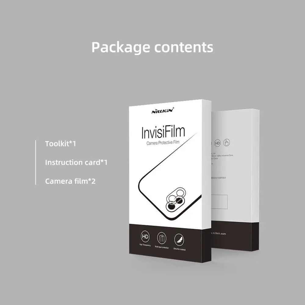 

2 Pcs/Lot Camera Protective Film For Samsung S20 /S20 Plus Note 20 Ultra /A51 A71 NILLKIN AR Ultra-thin HD clear Lens Protector