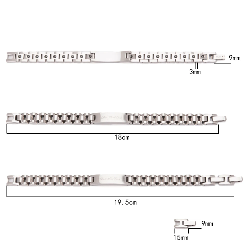 Wollet ювелирные изделия подарок для семьи сын мама папа дочка гематит ID браслет из