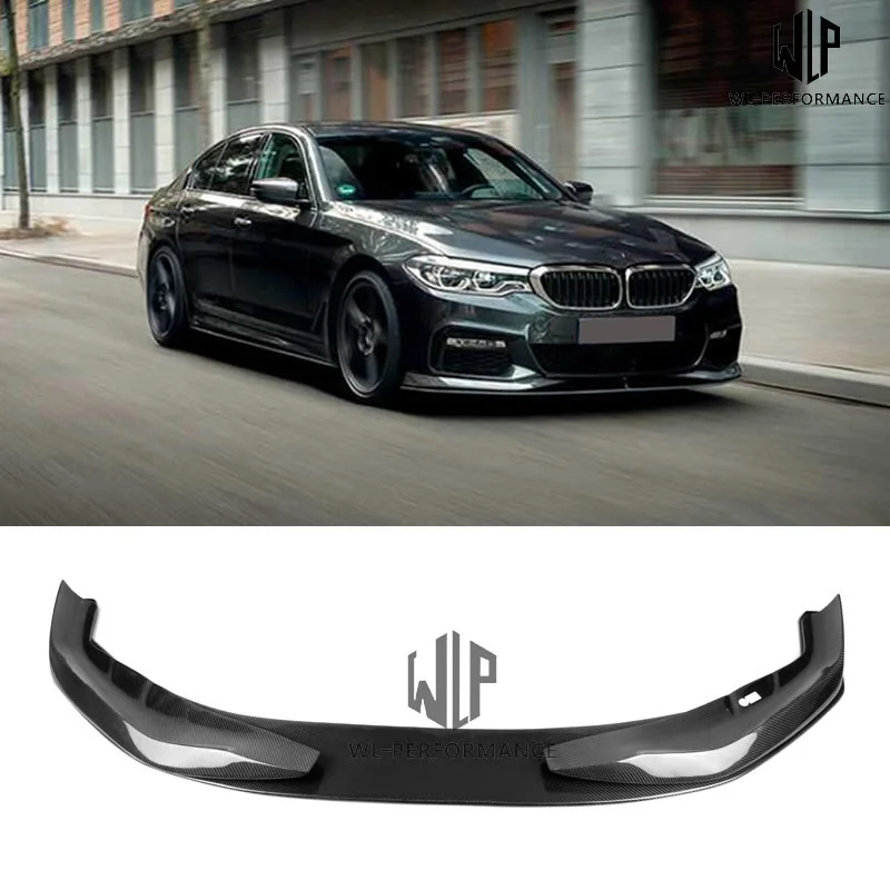 

G30 G31 540i 530i MT High Quality Carbon Fiber Front Bumper Lip For BMW 5 series AC Schnitzer style Car body kit 17-19